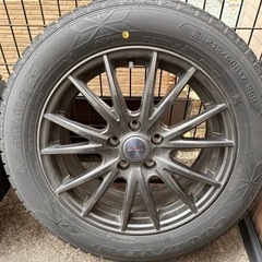 お取引先決まりました  スタッドレスタイヤ ホイールセット 4本  215/60R17 18年製