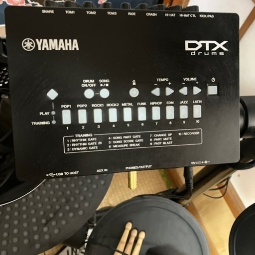 ☆受渡し決定しました【ヤマハ電子ドラム】スティック・チェア付すぐ