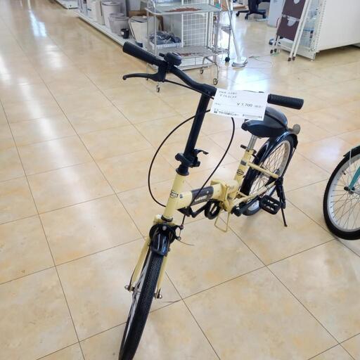 ★ジモティ割あり★  自転車 ２0インチ クリーム クリーニング済み OJ2778