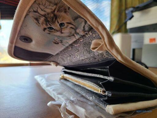 猫の長財布(新品)