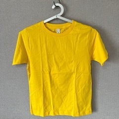 キッズTシャツ　黄色130サイズ　新品