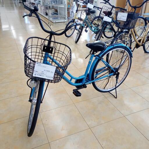 ★ジモティ割あり★  自転車 ２6インチ 青 クリーニング済み OJ2782