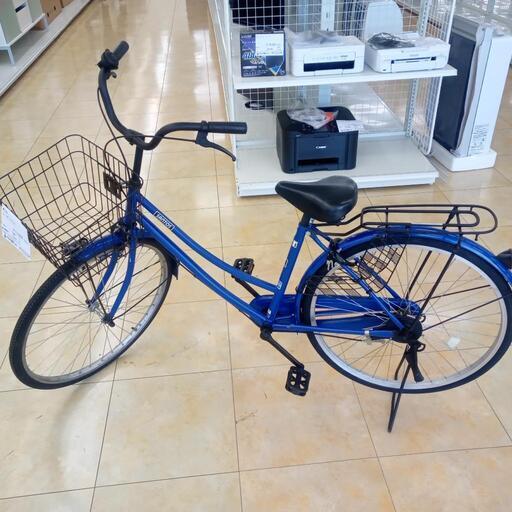 ★ジモティ割あり★  自転車 ２6インチ 青 クリーニング済み OJ2787