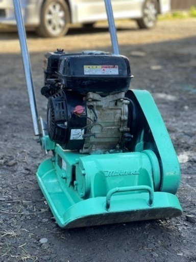 三笠　プレートコンパクター　60キロクラス　作動品