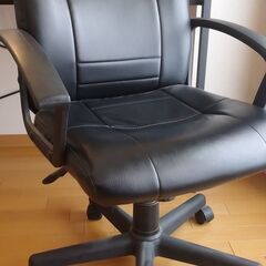 【無料】革製 昇降機能付き チェア 椅子