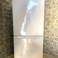 全国送料無料★3か月保障付き★冷蔵庫★2019年★シャープ★137L★SJ-D14E-W★R-229