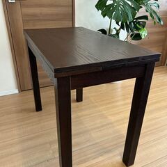 【ネット決済】IKEA伸縮式テーブル　BJURSTA