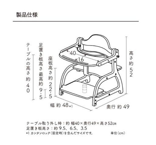 ベビーチェア すくすくローチェア2 yamatoya認定店 キッズチェア 高さ 