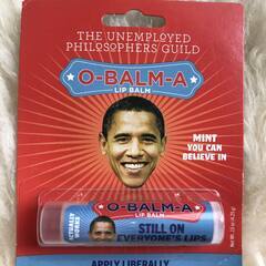 新品未使用・オバマ前大統領のリップクリーム
