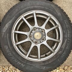 バリ溝! 195/65R15 スタッドレスタイヤ＋ホイールセット　