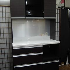 R320 最高級 PAMOUNA 石目柄、キッチンボード、 2点セット、幅100cm 美品