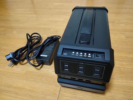 LACITA ポータブル電源 エナーボックス 大容量 120000mAh/444Wh AC出力400W 正弦波 (Black)