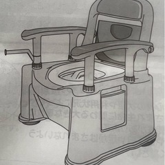 介護用トイレ未使用品 ポータブルトイレ座楽