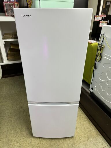 2022年製 東芝 　GR-U15BS　2ドア 153L 冷蔵庫 白 TOSHIBA 冷凍 1人暮らし コンパクト