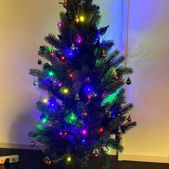 LOWYA クリスマスツリー(90cm)　+ ５色イルミネーショ...