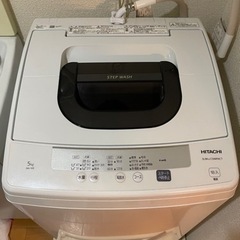 HITACHI 5kg 洗濯機