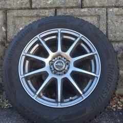 【中古】スタッドレスタイヤ　17インチ　2020年製　225/60R17　ブリヂストン　ブリザック　DM-V3　シュナイダーホイール付