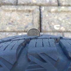 【中古】スタッドレスタイヤ　17インチ　2020年製　225/60R17　ブリヂストン　ブリザック　DM-V3　シュナイダーホイール付