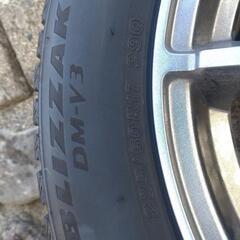 【中古】スタッドレスタイヤ　17インチ　2020年製　225/60R17　ブリヂストン　ブリザック　DM-V3　シュナイダーホイール付