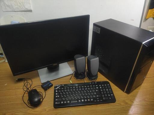 【値下げしました】パソコンセット  pcセット（モニター、スピーカー等）