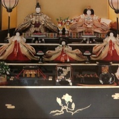 三段雛人形飾り