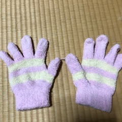 ピンク　手袋