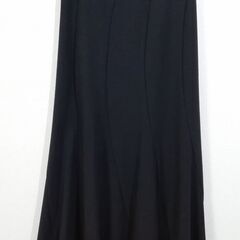 【used】フレア　ロングスカート　ブラック　サイズ：フリー