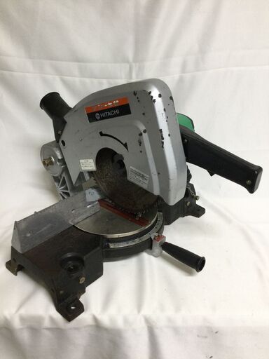 【北見市発】ヒタチ HITACHI 日立 255㎜ブレーキ付き卓上丸のこ C10FB 1992年製 (D5343wY)