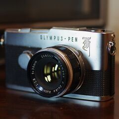 完動品 OLYMPUS PEN-F+38mm F1.8 レンズ