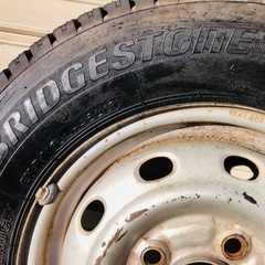 冬タイヤ 145R12 LT軽自動車用ブリヂストン製スタッドレス 4本組