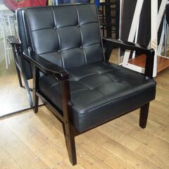 R055 レトロデザイン、1Pソファ、一人かけソファ、幅64cm Used