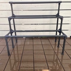 メダカ飼育ラック 棚　NV BOX 13専用設計 防錆・高強度 コンパクト設計 屋外 棚 ラック