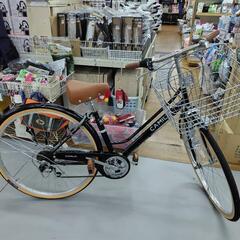 J087★ほぼ未使用★軽快自転車★CAMILIA★LEDダイナモ★6段★27インチ