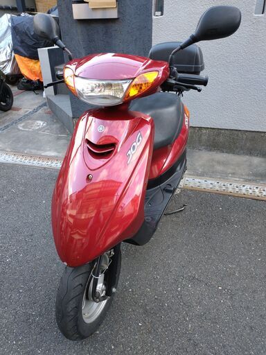 【鮮烈紅色】ヤマハ JOG(SA55J)4ST-FI車　高年式・低燃費!