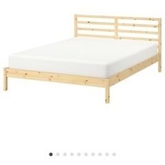 引き取り限定 IKEA クイーンベッドすのこセット