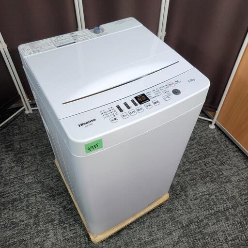 ‍♂️h051223売約済み❌4755‼️配送設置は無料‼️最新2023年製✨Hisense 5.5kg 洗濯機