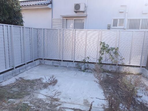 解体済フェンス