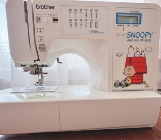 新品未使用　brther小型ミシンsnoopy