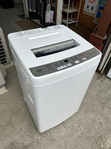 【動作保証あり】AQUA アクア 2020年 AQW-S60J 6.0kg 洗濯機【管理KRS633】