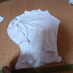 白　インナーシャツ　長袖　150センチ　ヒマラヤ製