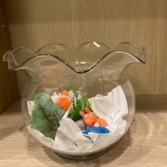 【無料】金魚鉢　レトロ