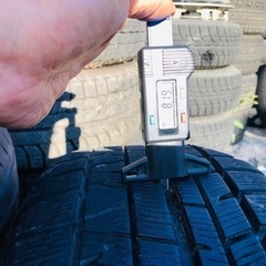 冬タイヤ 195/55R15 便利なアルミ付きスタッドレス4本組