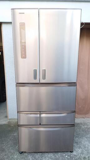 TOSHIBA 冷凍冷蔵庫 GR-F62FX 618L ステンレス 大容量 2014年製