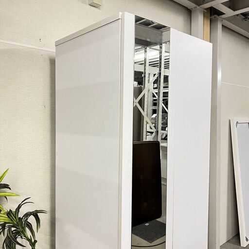 タンス、衣類収納 15070 姿見付2枚扉ワードロープ ◇大阪市内・東大阪 