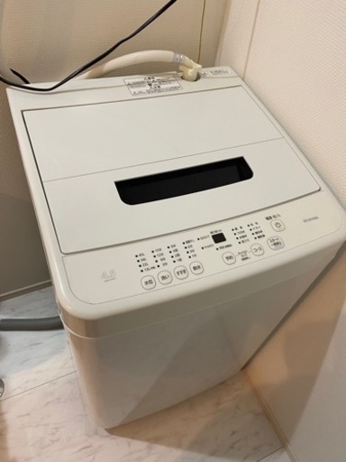 アイリスオーヤマ洗濯機4.5キロ