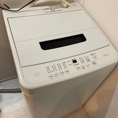 【ネット決済・配送可】アイリスオーヤマ洗濯機4.5キロ
