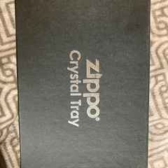 【新品未使用】zippo クリスタル灰皿