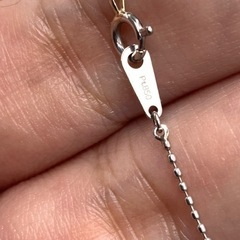 pt850 pt900 ダイヤモンドクロスネックレス　2.9g 0.24ct