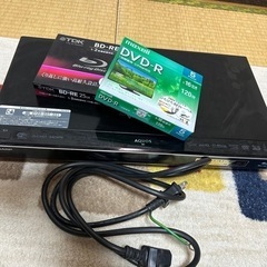 ジャンク品 ブルーレイレコーダー DVD付き