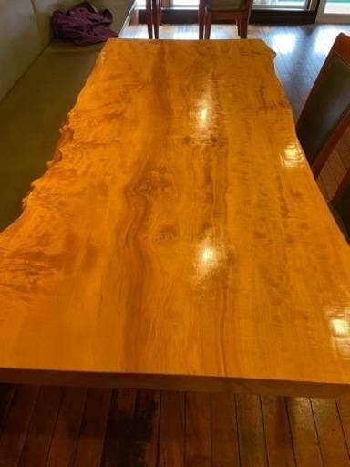 樹齢400年 トチの木 一枚板テーブル【最終値下げ】